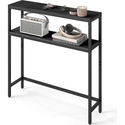 VASAGLE Grigio Antracite + Nero Inchiostro Tavolo Consolle - Tavolo Consolle VASAGLE Grigio Antracite + Nero Inchiostro Tavolo Consolle - Tavolo Consolle