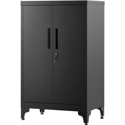 Armoire à dossiers en acier SONGMICS - Rangement multifonction pour bureau - Noir encre Armoire à dossiers en acier SONGMICS - Rangement multifonction pour bureau - Noir encre