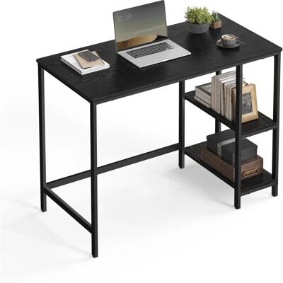 VASAGLE Desk with Shelves - Modern Industrial Style - 60x100cm VASAGLE Desk with Shelves - Modern Industrial Style - 60x100cm