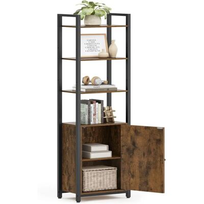 VASAGLE Modell LLS132B01 6-stöckiges Bücherregal - Bücherregal mit Tür VASAGLE Modell LLS132B01 6-stöckiges Bücherregal - Bücherregal mit Tür