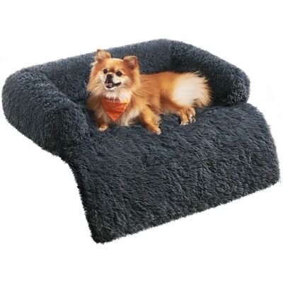 Feandrea - Fluffy Hug Dog Sofa Bed - Dunkelgrau - Dog Sofa Bed Feandrea - Fluffy Hug Dog Sofa Bed - Dunkelgrau - Dog Sofa Bed