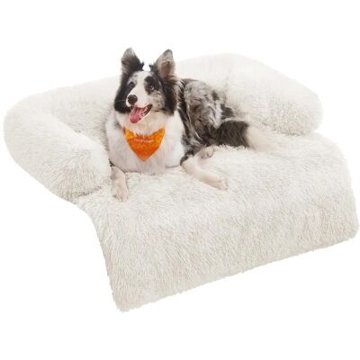 Feandrea FluffyHug Hundebett - Wolkenweiß - Hundesofa Bezug - Beruhigendes Hundebett - XXL - 122 x 95 x 18 cm Feandrea FluffyHug Hundebett - Wolkenweiß - Hundesofa Bezug - Beruhigendes Hundebett - XXL - 122 x 95 x 18 cm