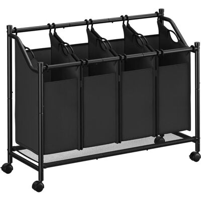 SONGMICS Laundry Sorter - 180L - Removable Fabric Bags SONGMICS Laundry Sorter - 180L - Removable Fabric Bags