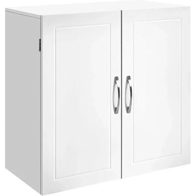 VASAGLE Nástěnná Skříňka do Koupelny - 2 Dveře - Skandinávský Styl VASAGLE Nástěnná Skříňka do Koupelny - 2 Dveře - Skandinávský Styl