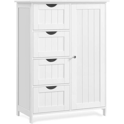 VASAGLE - BBC49WT - 60x30x81 cm - armoire de salle de bain - Publicité VASAGLE - BBC49WT - 60x30x81 cm - armoire de salle de bain - Publicité