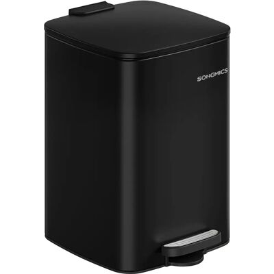 Songmics Cestino a pedale con coperchio 20l - nero inchiostro (LTB592B02) Songmics Cestino a pedale con coperchio 20l - nero inchiostro (LTB592B02)