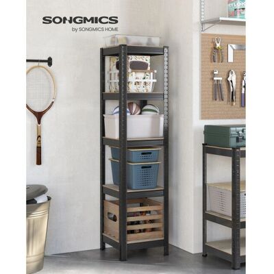 Unité d'Étagères SONGMICS - Étagères Industrielles Réglables pour Salon et Cuisine - Publicité Unité d'Étagères SONGMICS - Étagères Industrielles Réglables pour Salon et Cuisine - Publicité