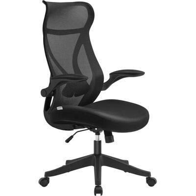 Chaise de bureau SONGMICS avec dossier ergonomique - Capacité 150 kg - Publicité Chaise de bureau SONGMICS avec dossier ergonomique - Capacité 150 kg - Publicité