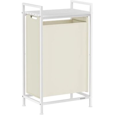 VASAGLE Cream White & Cloud White Laundry Basket - Laundry Storage VASAGLE Cream White & Cloud White Laundry Basket - Laundry Storage