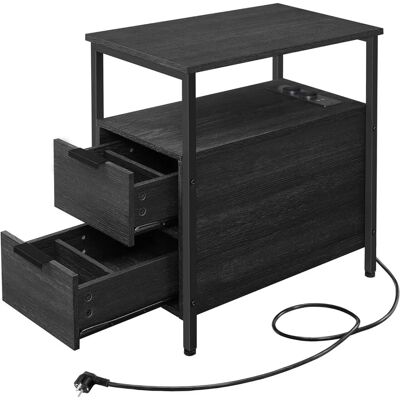 Vasagle - SideTable USB - USB încorporat - priză - măsuță laterală Vasagle - SideTable USB - USB încorporat - priză - măsuță laterală