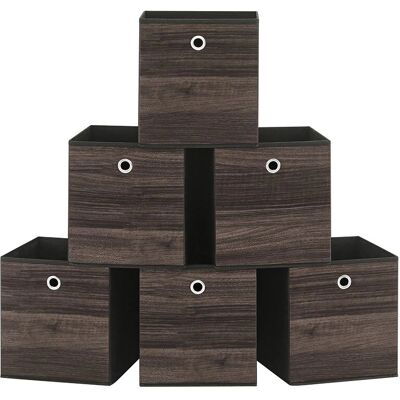 SONGMICS - RFB126B01 - Chestnut Brown - Storage Boxes SONGMICS - RFB126B01 - Chestnut Brown - Storage Boxes