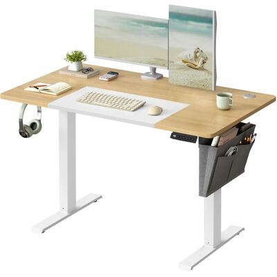 Bureau électrique réglable en hauteur SONGMICS - 4 mémoires - Publicité Bureau électrique réglable en hauteur SONGMICS - 4 mémoires - Publicité