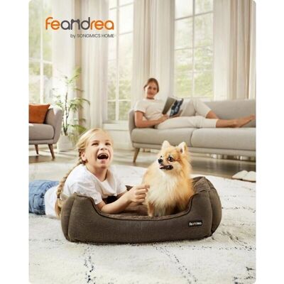 Łóżko dla zwierząt Feandrea z Podniesionymi Krawędziami - Sofa dla psa - 48x32x74 cm Łóżko dla zwierząt Feandrea z Podniesionymi Krawędziami - Sofa dla psa - 48x32x74 cm