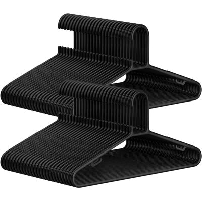 SONGMICS Cintres - Lot de 30 ou 50, Noir, Gain de Place - Publicité SONGMICS Cintres - Lot de 30 ou 50, Noir, Gain de Place - Publicité