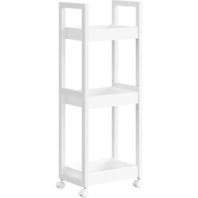 Carrello da bagno compatto Pricenet con mensole regolabili - Carrello bagno Carrello da bagno compatto Pricenet con mensole regolabili - Carrello bagno