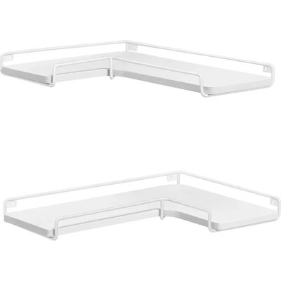 VASAGLE Marke L-förmiges Eckregal - Wandmontage, Industrie-Design VASAGLE Marke L-förmiges Eckregal - Wandmontage, Industrie-Design