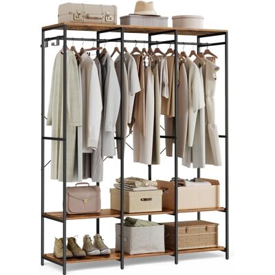 SONGMICS Tragbarer Klappschrank mit Haken - 40x141x180cm SONGMICS Tragbarer Klappschrank mit Haken - 40x141x180cm