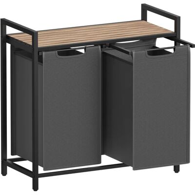 VASAGLE Laundry Sorter Hamper with Removable Bags - Laundry Basket VASAGLE Laundry Sorter Hamper with Removable Bags - Laundry Basket
