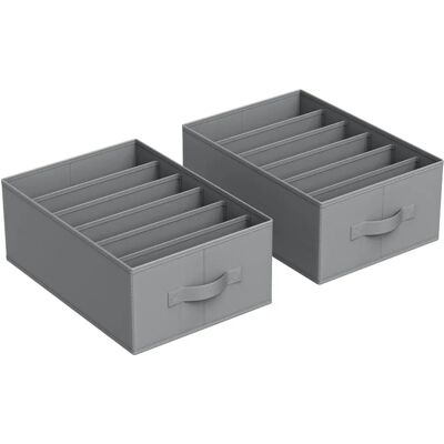 Organisateur de Tiroirs Dove Grey SONGMICS - Pliable 6 Compartiments - 42x30x17cm Organisateur de Tiroirs Dove Grey SONGMICS - Pliable 6 Compartiments - 42x30x17cm
