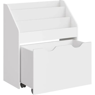 Scaffale per Bambini e Organizer di Giocattoli SONGMICS - Bianco - Scaffale e Organizer per Bambini Scaffale per Bambini e Organizer di Giocattoli SONGMICS - Bianco - Scaffale e Organizer per Bambini
