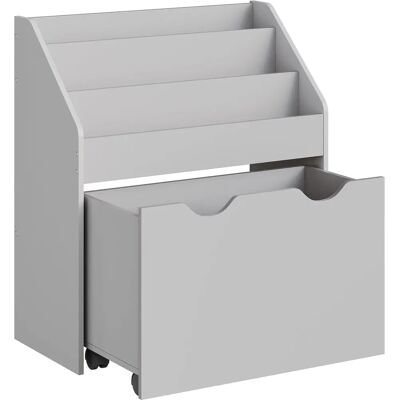 SONGMICS Kids Bookshelf and Toy Organizer - Kids Room Storage SONGMICS Kids Bookshelf and Toy Organizer - Kids Room Storage