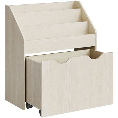SONGMICS - 3-Tier Toy Shelf - Auf Rollen - Spielregal SONGMICS - 3-Tier Toy Shelf - Auf Rollen - Spielregal