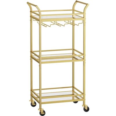 Vasagle Carro de 3 Niveles - Trolley de Cuisine Élégant - Publicité Vasagle Carro de 3 Niveles - Trolley de Cuisine Élégant - Publicité