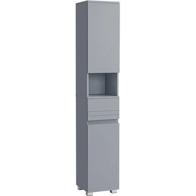 VASAGLE Armoire de Salle de Bain Fine et Élégante - Rangement pour Salle de Bain - Publicité VASAGLE Armoire de Salle de Bain Fine et Élégante - Rangement pour Salle de Bain - Publicité
