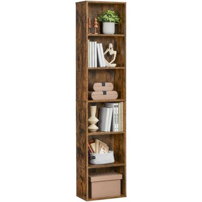 VASAGLE Rustik Braun 6-Tablett-Bücherschrank - Aufbewahrung & Kinderregal VASAGLE Rustik Braun 6-Tablett-Bücherschrank - Aufbewahrung & Kinderregal
