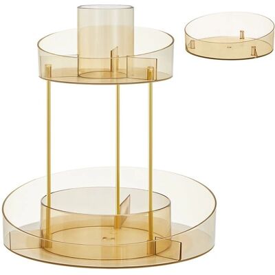 SONGMICS - JKA027A01 - 2-Tier Round Rotating SONGMICS - JKA027A01 - 2-Tier Round Rotating
