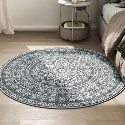 SONGMICS HOME Runder Teppich 120 cm Durchmesser Boho-Stil - Teppich SONGMICS HOME Runder Teppich 120 cm Durchmesser Boho-Stil - Teppich