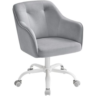 SONGMICS - OBG019G11 - Grey Velvet - Office chair SONGMICS - OBG019G11 - Grey Velvet - Office chair