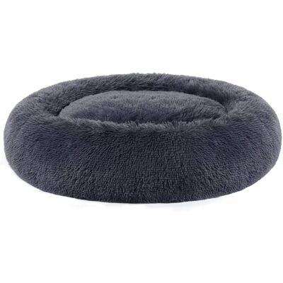 Feandrea Donut Hundebett - dunkelgrau - 90x90x20 cm Feandrea Donut Hundebett - dunkelgrau - 90x90x20 cm