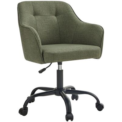 SONGMICS OBG019G11 Green Cotton-Linen Office Chair SONGMICS OBG019G11 Green Cotton-Linen Office Chair