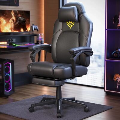 SONGMICS Gaming-Stuhl - Höhenverstellbar - Schwarz SONGMICS Gaming-Stuhl - Höhenverstellbar - Schwarz
