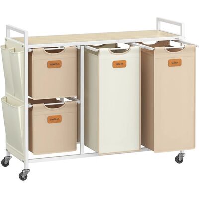 VASAGLE - BLH203N01 - 150 L - Naturbeige - Wäschekorb VASAGLE - BLH203N01 - 150 L - Naturbeige - Wäschekorb