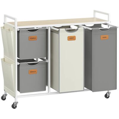 VASAGLE - BLH203G01 - 150 L - 4 Fächer - Wäschebehälter VASAGLE - BLH203G01 - 150 L - 4 Fächer - Wäschebehälter