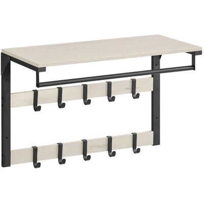 Vasagle LCR101W03 Wandgarderobe mit 10 Haken Vasagle LCR101W03 Wandgarderobe mit 10 Haken