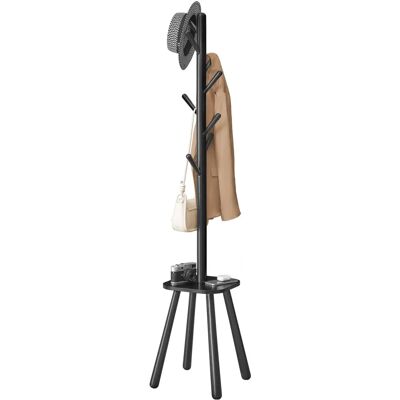 VASAGLE Appendiabiti - 8 Ganci, Ripiano, 170,5cm - Mobili Ingresso VASAGLE Appendiabiti - 8 Ganci, Ripiano, 170,5cm - Mobili Ingresso