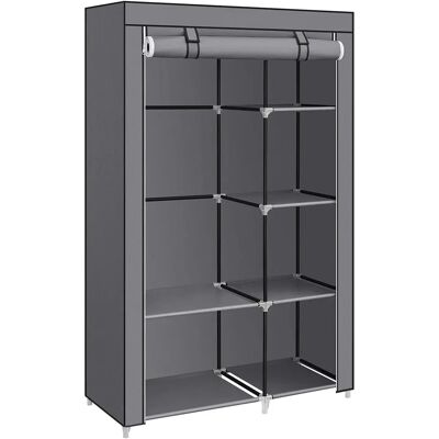 SONGMICS - Armadio - Grey - 45 x 105 x 168 cm - Wardrobe SONGMICS - Armadio - Grey - 45 x 105 x 168 cm - Wardrobe