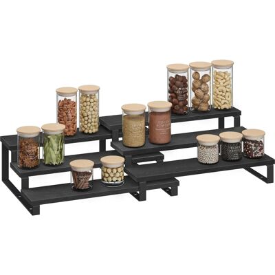 SONGMICS 3-Tier Cabinet Shelf Organisers Set of 2 - Spice Rack SONGMICS 3-Tier Cabinet Shelf Organisers Set of 2 - Spice Rack