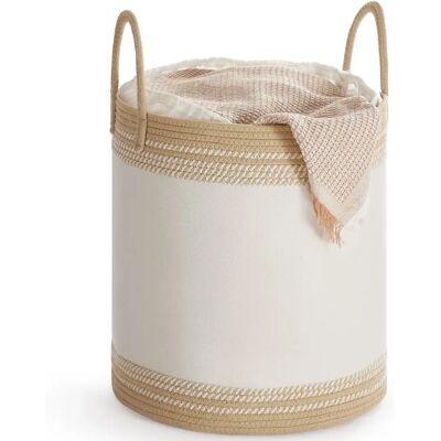 SONGMICS Wäschekorb - 60 L - Kamelbraun - Wäschesammler SONGMICS Wäschekorb - 60 L - Kamelbraun - Wäschesammler
