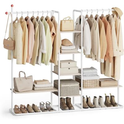 SONGMICS Schwerlast Kleiderständer mit Schuhregal - Kleiderschrank SONGMICS Schwerlast Kleiderständer mit Schuhregal - Kleiderschrank