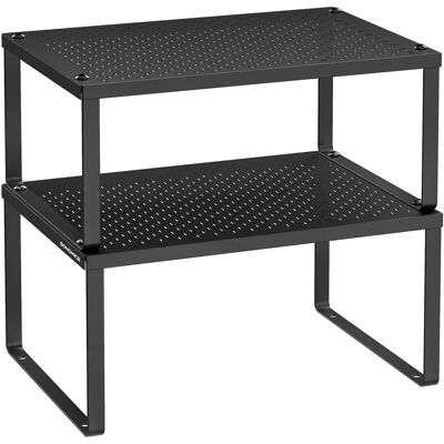 SONGMICS Ink Black Spice Racks Set of 2 - Spice Racks SONGMICS Ink Black Spice Racks Set of 2 - Spice Racks