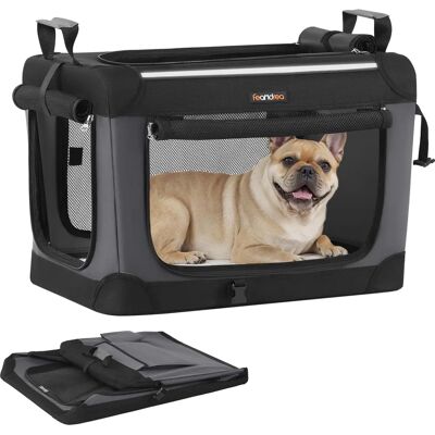Feandrea Small Foldable Dog Crate - Small Dog Transport Box Feandrea Small Foldable Dog Crate - Small Dog Transport Box
