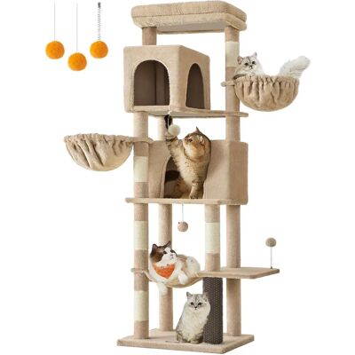 Feandrea Albero per Gatti - Multi Livelli con Accessori Feandrea Albero per Gatti - Multi Livelli con Accessori