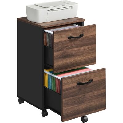 VASAGLE - OFC040B01 - Natural Walnut - Filing Cabinet VASAGLE - OFC040B01 - Natural Walnut - Filing Cabinet