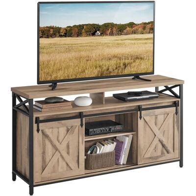 VASAGLE TV-Schrank - Verstellbare Ablagen - Landhausstil - 65 Zoll VASAGLE TV-Schrank - Verstellbare Ablagen - Landhausstil - 65 Zoll