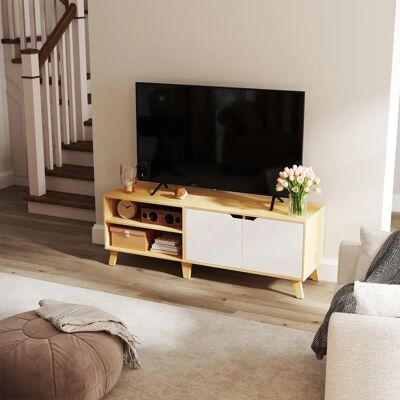 Mueble de TV VASAGLE - 140L, 2 Puertas, Estantes Ajustables Mueble de TV VASAGLE - 140L, 2 Puertas, Estantes Ajustables