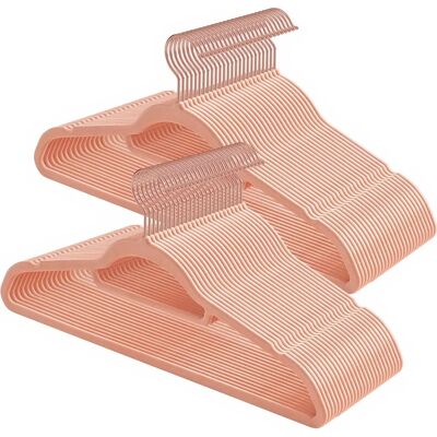 SONGMICS Velvet Hangers - Rose Gold, 50 pcs, Anti-Slip SONGMICS Velvet Hangers - Rose Gold, 50 pcs, Anti-Slip
